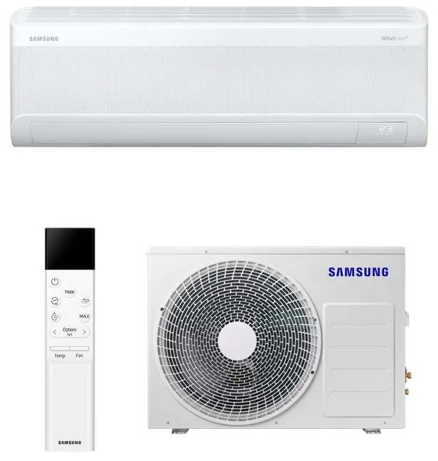 Condizionatore a muro monosplit inverter SAMSUNG WINDFREE COMFORT S2 24000 BTU classe raffreddamento A++, bianco