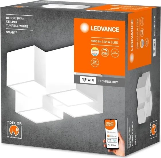 Ledvance - plafoniera LED dimmerabile DECOR SWAN LED/22W/230V 3000-6500K Wi-Fi Tuya