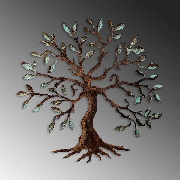 Decorazione da muro 60x60 cm albero metallo