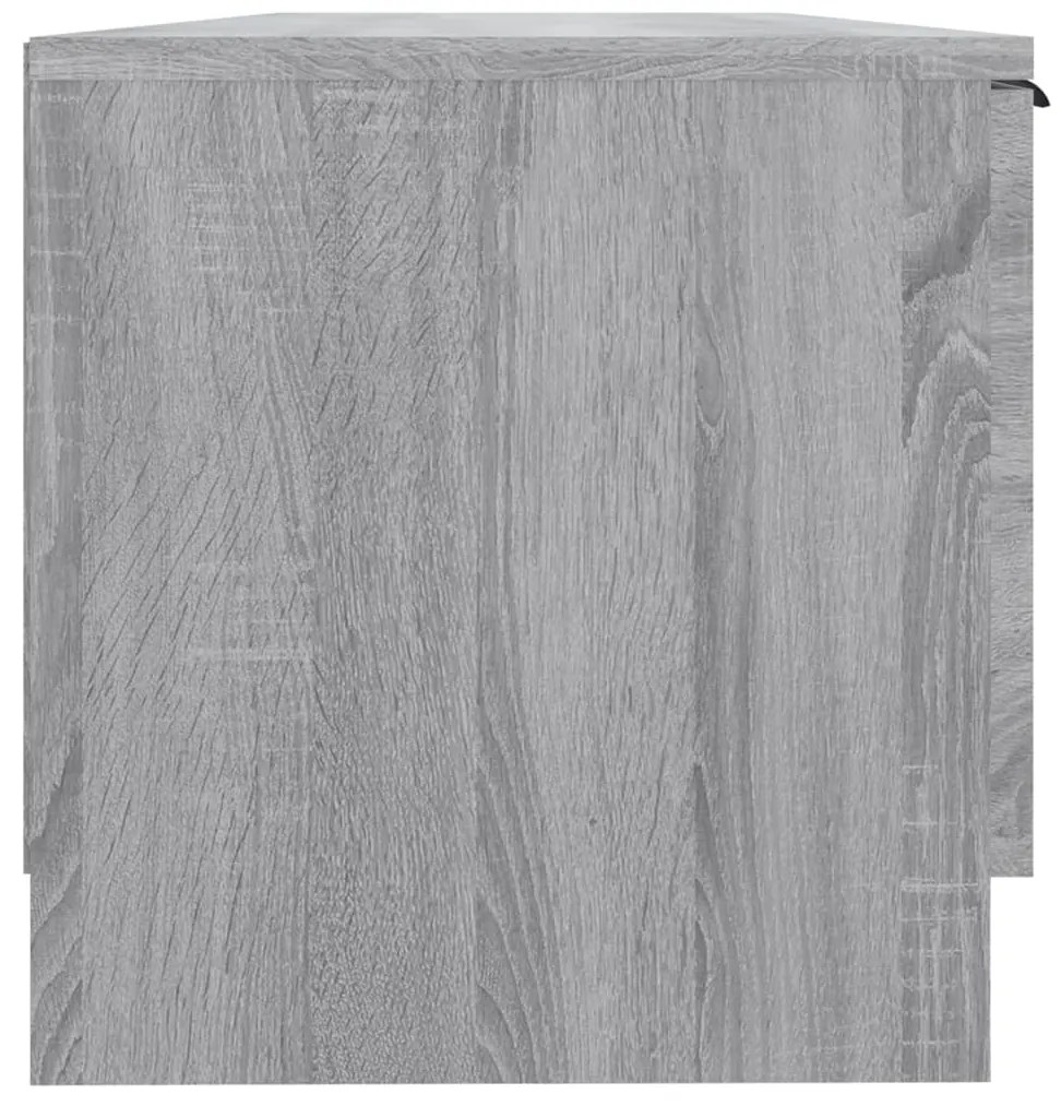 Mobile tv grigio sonoma 102x35x36,5 cm in legno multistrato