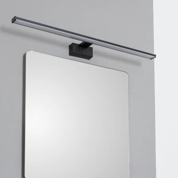 Brilagi - VESTRA Specchio da bagno con luce LED/15W/230V 80 cm IP44 Nero