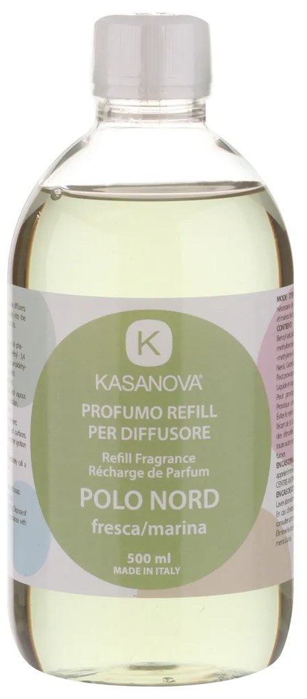 Ricarica Polo Nord da 500 ml, per diffusore per ambienti Design Luca Trazzi