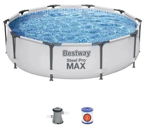 Piscina steel pro frame 305X76 cap. 4.678 lt - best way