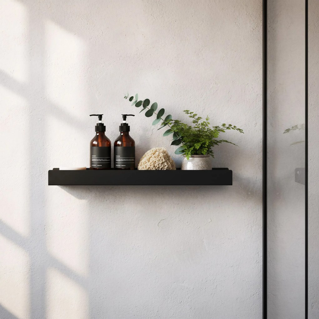 Mensola da bagno SF04 60cm black matt