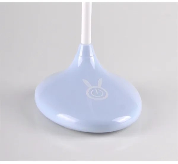 Lampada touch LED per bambini RABBIT LED/0,4W/5V 3000/6500K blu + USB