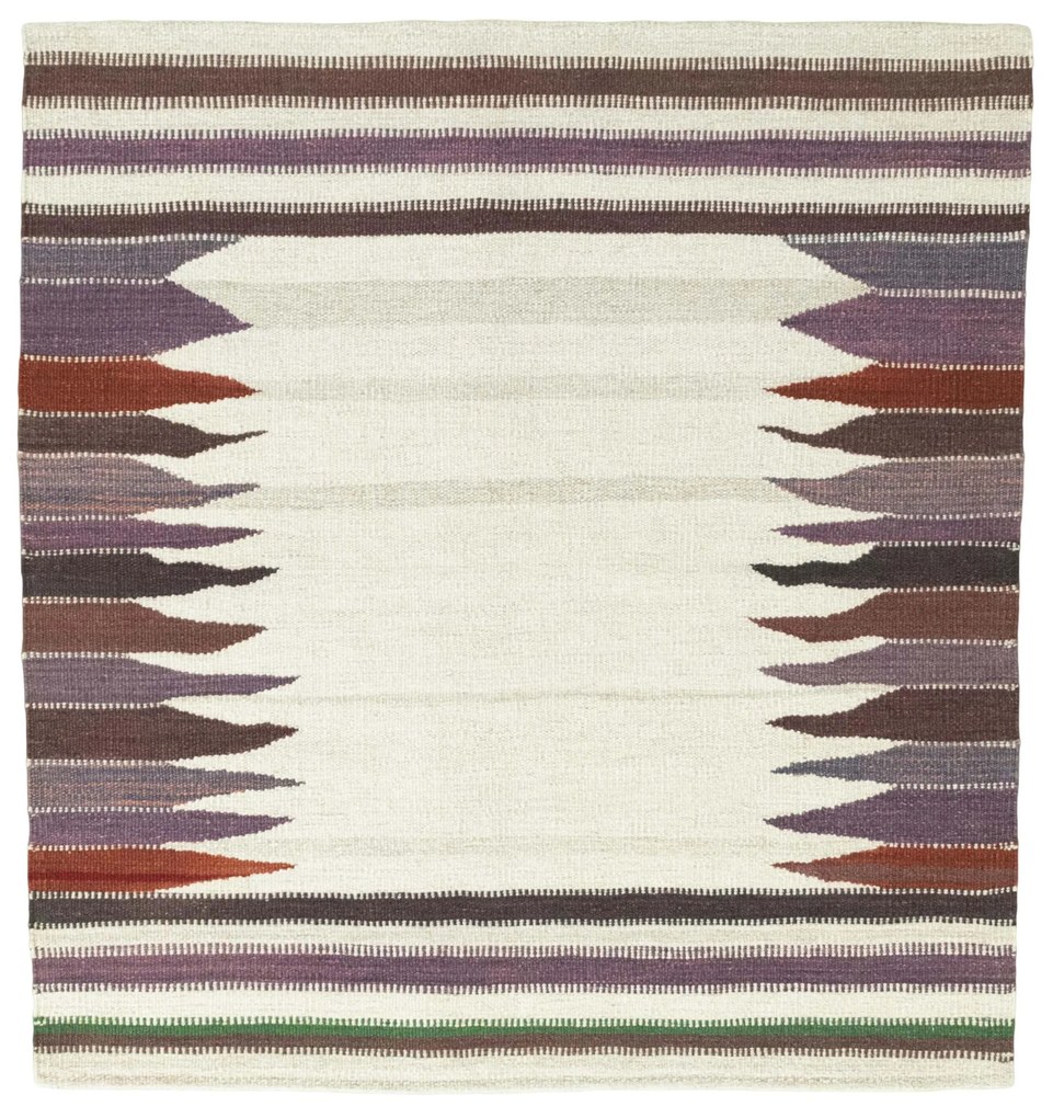 Kilim Tappeto persiano 120x120 Beige (Iran) Tessuto A Mano