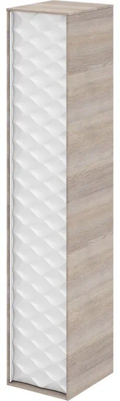 Colonna per mobile bagno Neo SENSEA 1 anta P 35 x L 30 x H 154 cm bianco laccato legno