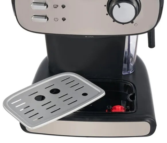 Heinner HEM-1100BKX - Macchina da caffè espresso a leva 850W/230V nera/cromo satinato