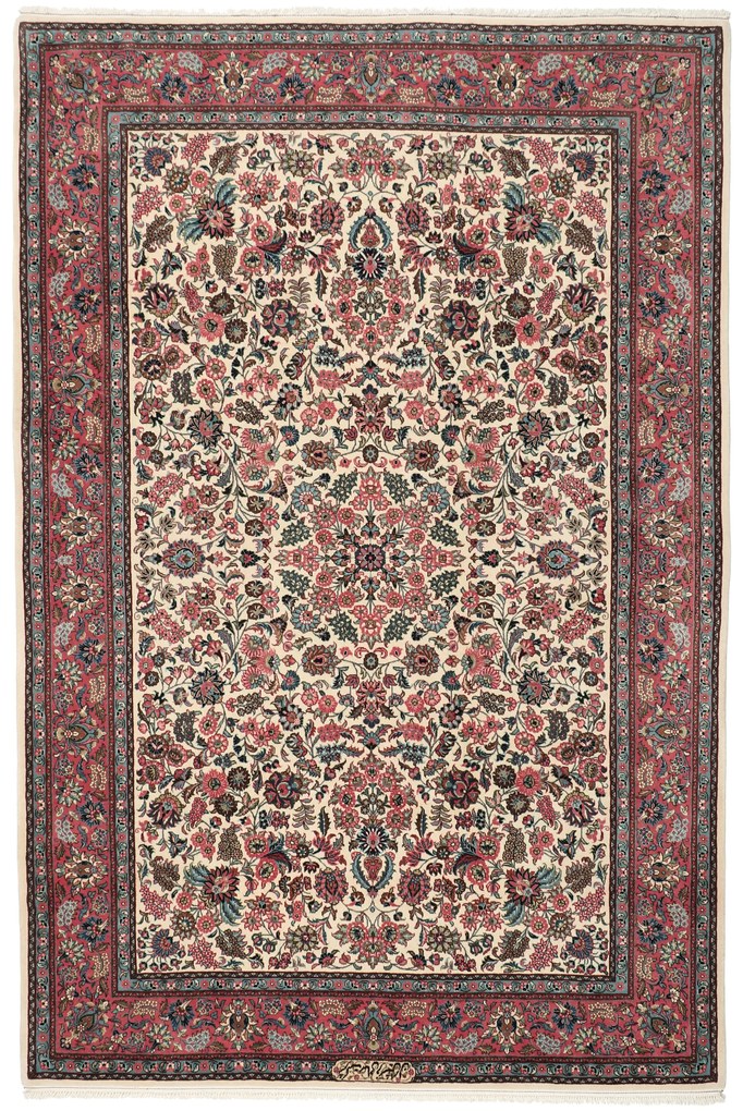Sarouk Tappeto 210 x 310 (Iran) Annodato A Mano