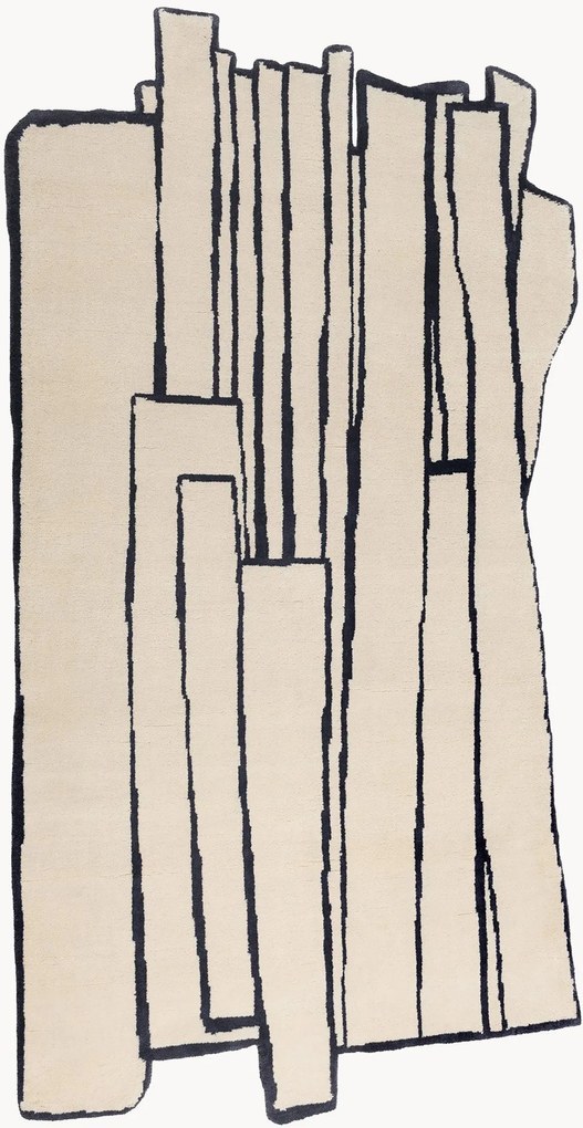 Tappeto in lana annodato a mano Contour