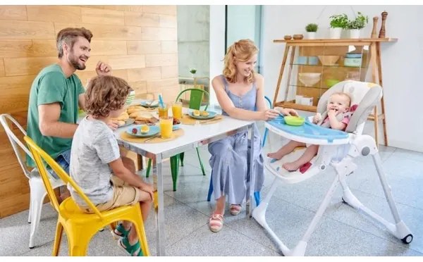 KIDERKRAFT - Sedia da pranzo per bambini YUMMY grigia