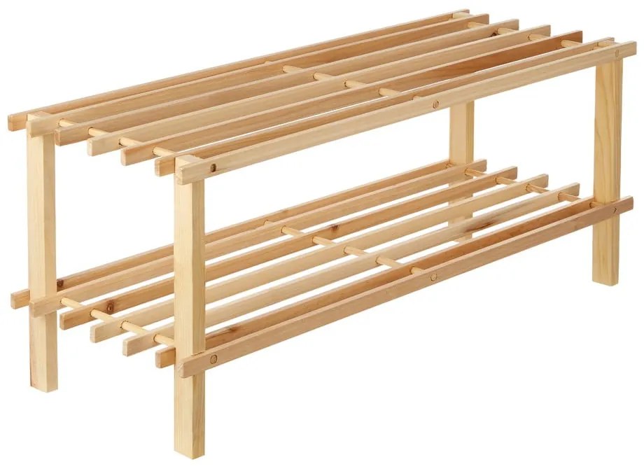 Scarpiera di colore naturale in abete massiccio – Premier Housewares