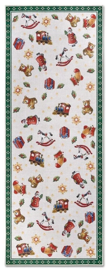 Runner verde con motivo natalizio 80x200 cm Green Christmas - Villeroy&amp;Boch