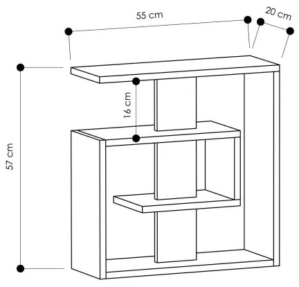 Tavolino SALY 57x55 cm beige