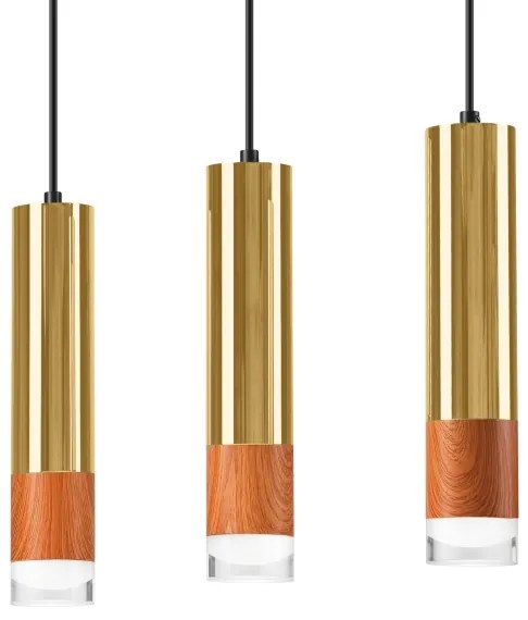 Lampadario a sospensione con filo AURELIA 3xGU10/10W/230V