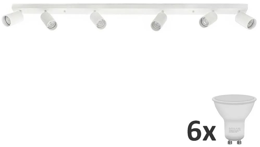 Faretto LED ANGIE 6xGU10/6W/230V bianco