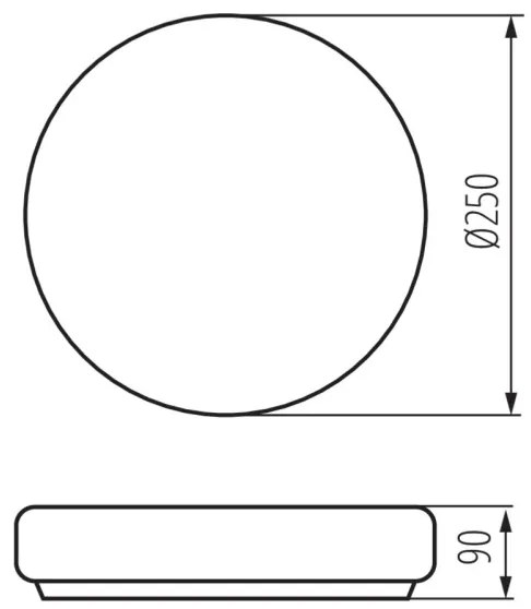 Kanlux 8813 - Plafoniera bagno PERAZ 1xE27/15W/230V d. 25cm IP44