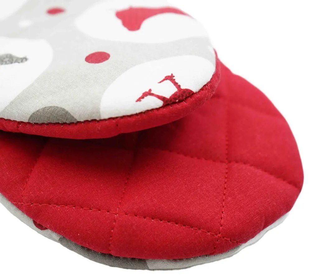 Guanto da forno in cotone Suzette – douceur d'intérieur