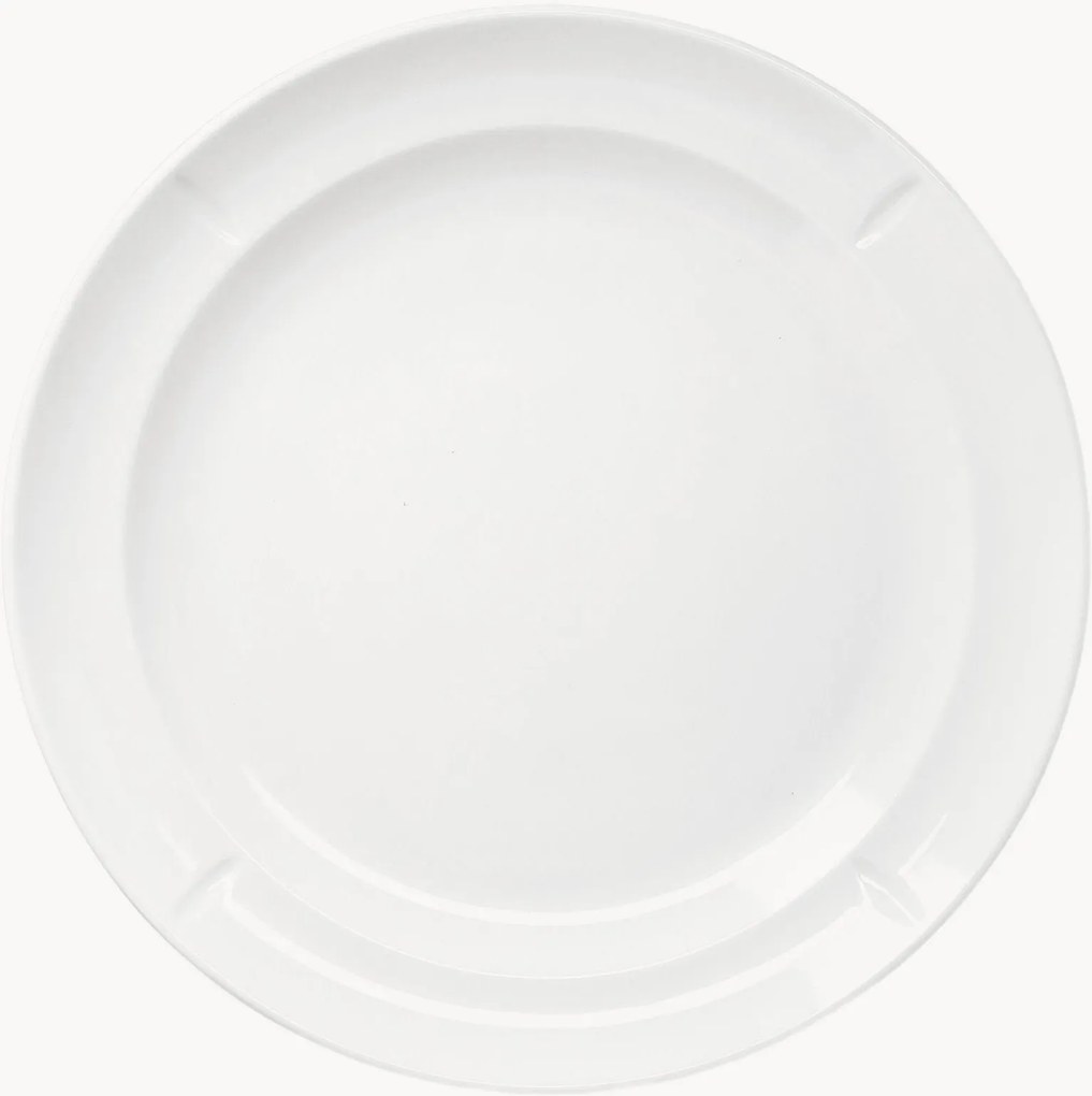 Set di 4 piatti da colazione in porcellana Grand Cru Soft