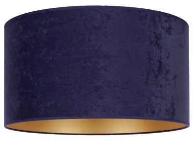 Duolla - Plafoniera ROLLER 1xE27/15W/230V diametro 40 cm blu/oro