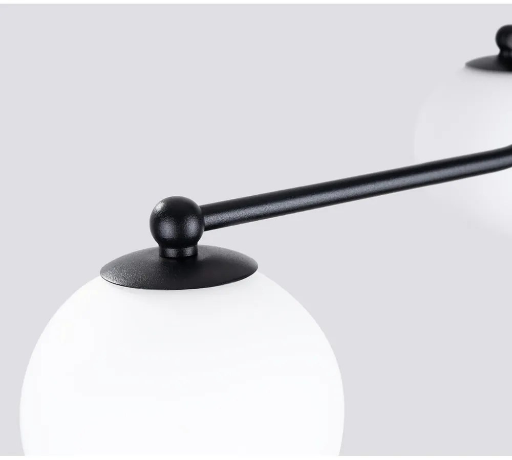 Plafoniera bianca e nera Beam – Sollux