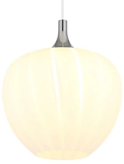 Globo 15548H1W - Lampadario a sospensione con filo MAXY 1xE27/60W/230V diametro 29 cm bianco