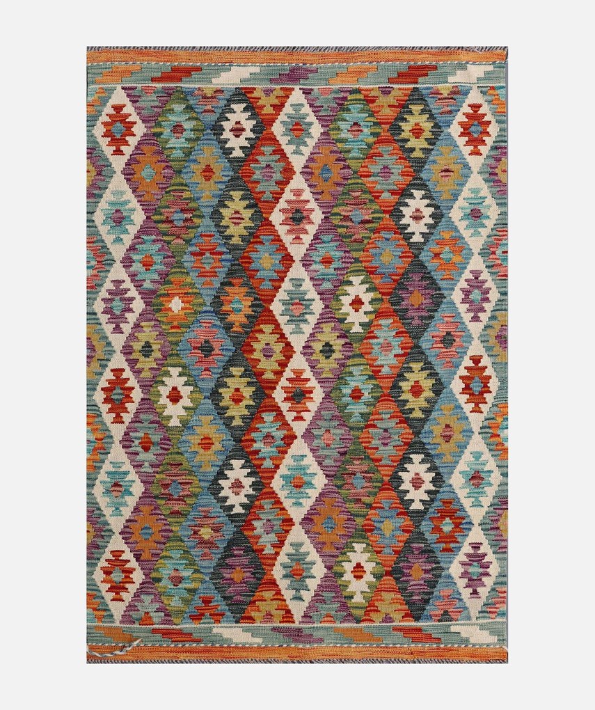 Kilim Tappeto 100 x 150 (Pakistan) Tessuto A Mano