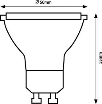 Rabalux 79079 - Lampadina LED GU10/5W/230V 3000K