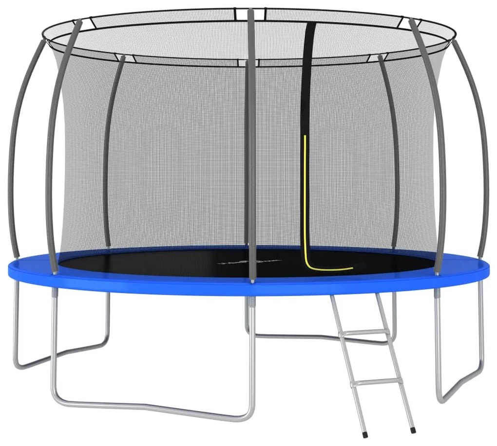 Set Trampolino con Rete di Sicurezza Rotondo di diverse dimensioni e capacità, Set Trampolino Rotondo 366x80 cm 150 kg II