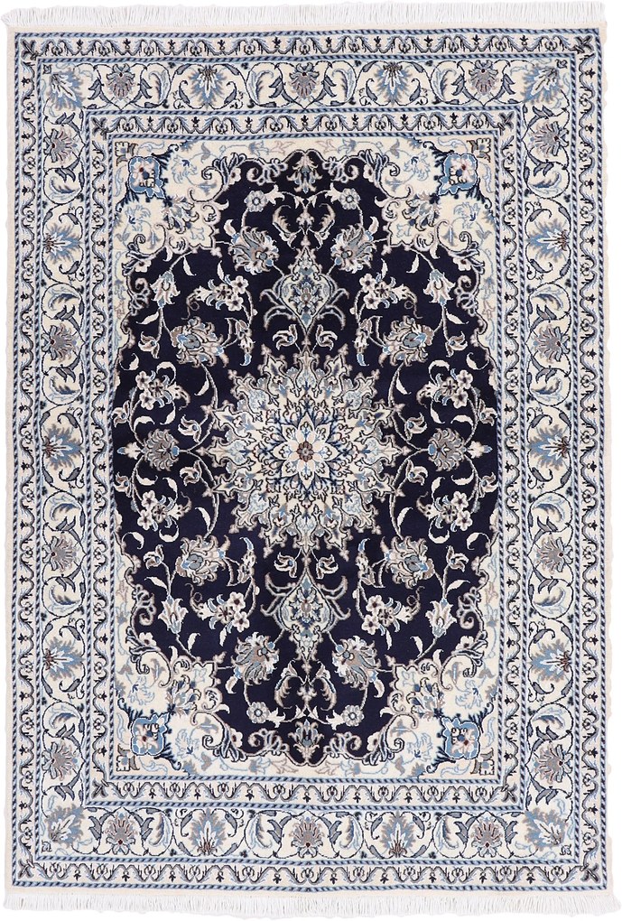 Nain Tappeto 140 x 200 (Iran) Annodato A Mano