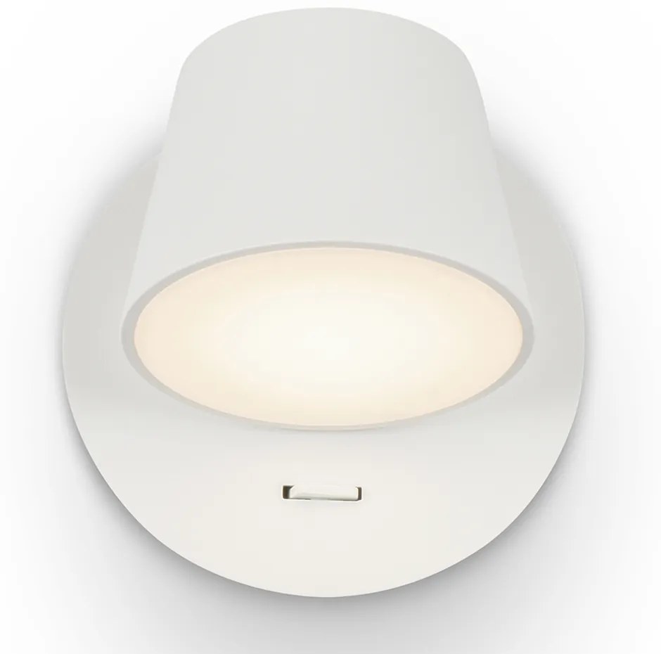 Applique Da Parete Moderno Pixel Metallo Bianco Acrilico 1 Luce Led 7W