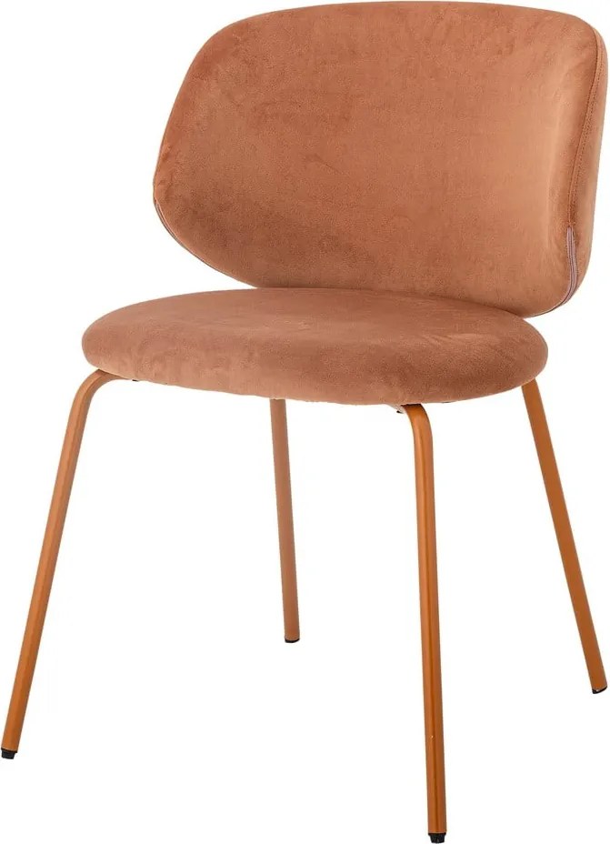 Set di sedie da pranzo in velluto arancione 2 pz Ponte - Bloomingville