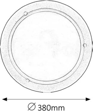 Rabalux 5131 - Plafoniera UFO 2xE27/60W/230V