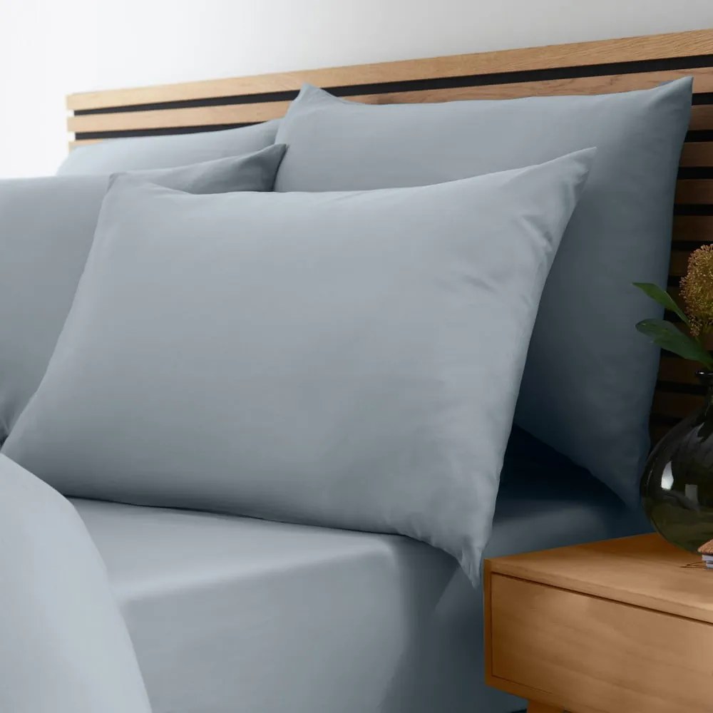 Lenzuolo con angoli blu polveroso 90x190 cm So Soft Non-Iron – Catherine Lansfield