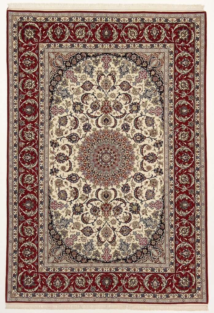 Isfahan Tappeto persiano 230x160 (Iran) Annodato A Mano