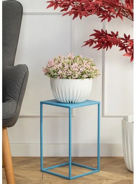 Portafiori 40x24 cm blu