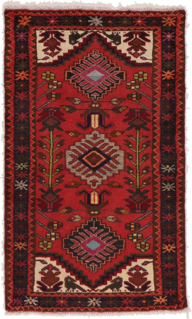 Hamedan Tappeto 120 x 70 (Iran) Annodato A Mano