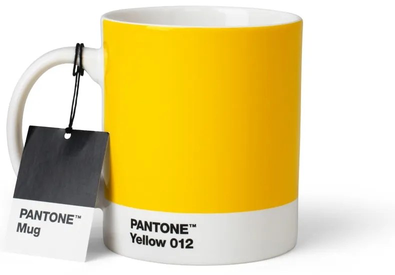 Tazza in ceramica gialla 375 ml Yellow 012 - Pantone