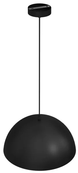 Lampadario su corda BETA 1xE27/60W/230V d. 35 cm nero