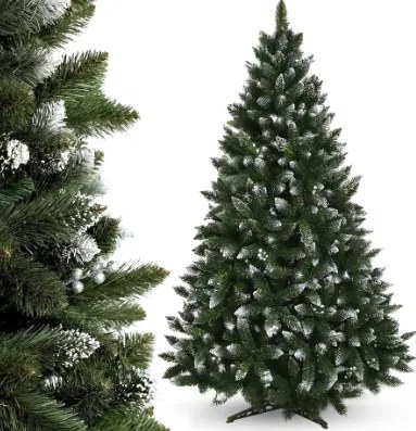 Albero di Natale di neve con sorbo 220 cm