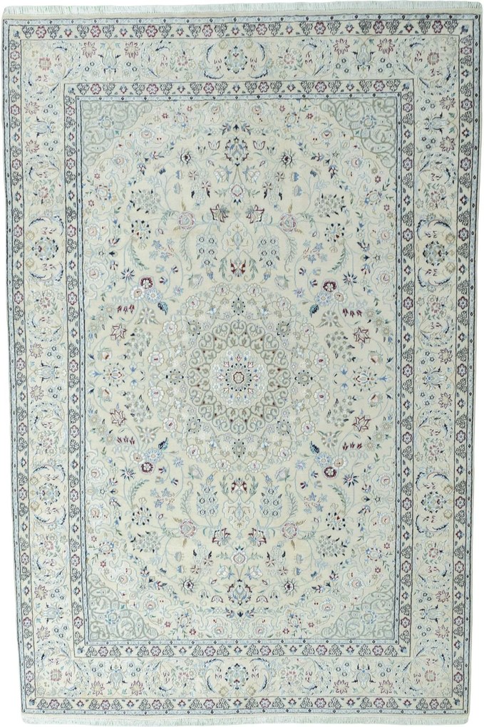 Nain Tappeto persiano 300x200 Beige (Iran) Annodato A Mano