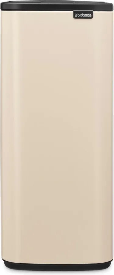 Cestino per la spazzatura beige in acciaio touch 30 l Bo Touch – Brabantia