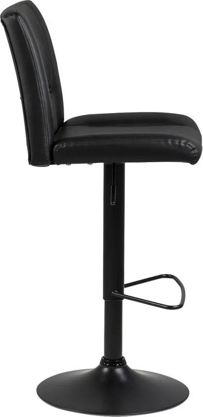 Sgabello da bar nero ad altezza regolabile Sylvia - Actona