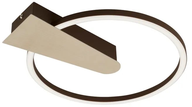 Plafoniera LED Nico Ø 29.5 cm dorato IP20, 980 lumen