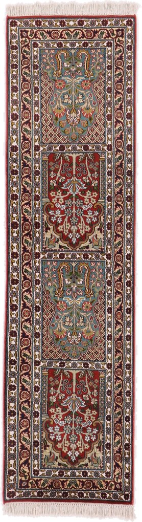 Cashmere Silk Tappeto orientale 190x50 (Indian) Annodato A Mano