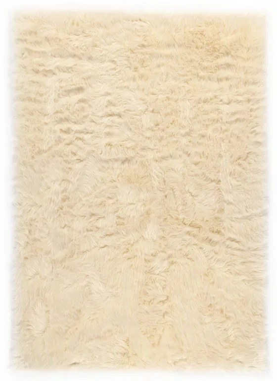 Tappeto Shaggy plush bianco, L 200 x L 140 cm