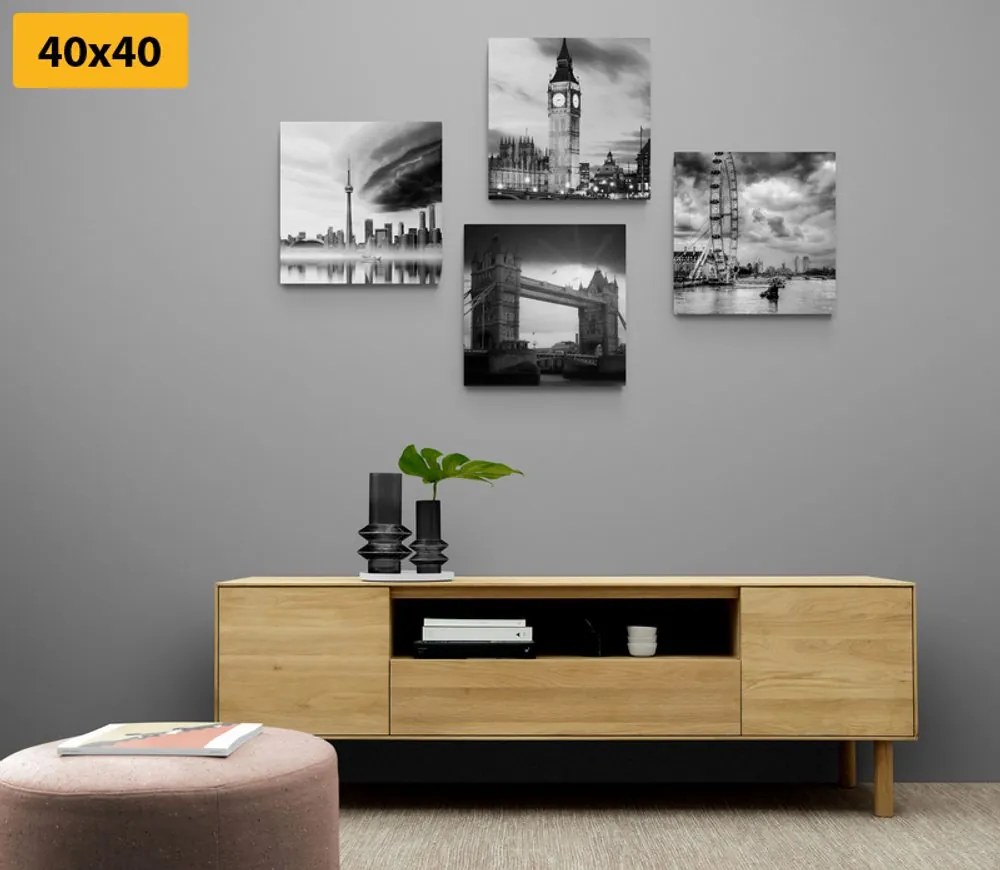 Set di quadri – Oscurità sulla città