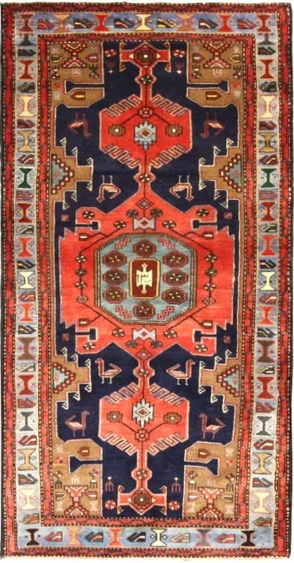 Sandjan Tappeto 210 x 110 (Iran) Annodato A Mano