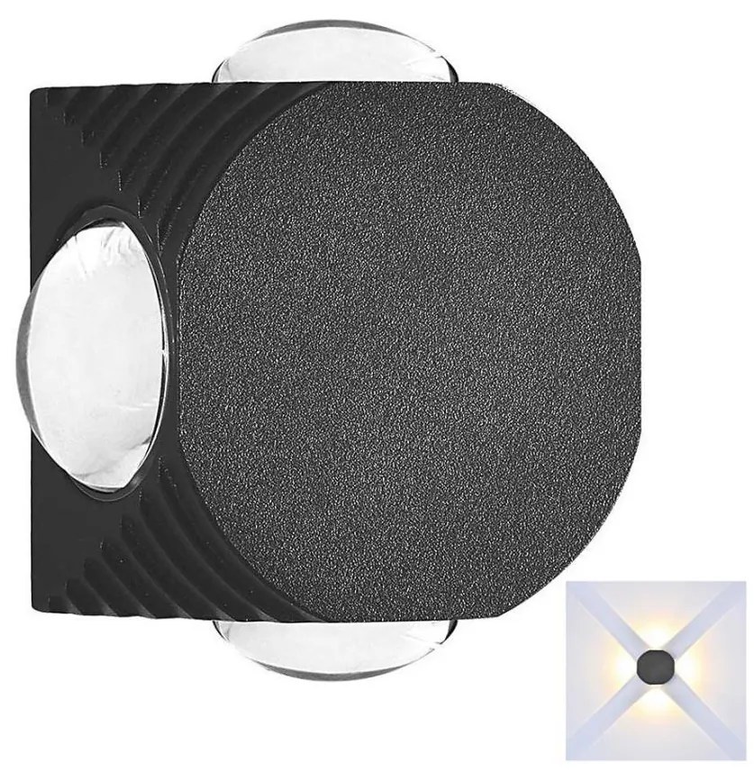 Applique a LED da esterno LED/4W/230V 4000K IP54 nero