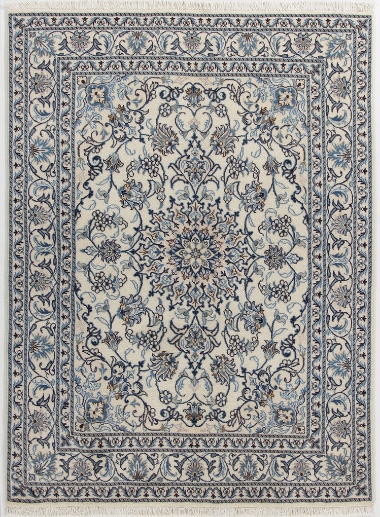 Nain Tappeto persiano 150x200 (Iran) Annodato A Mano
